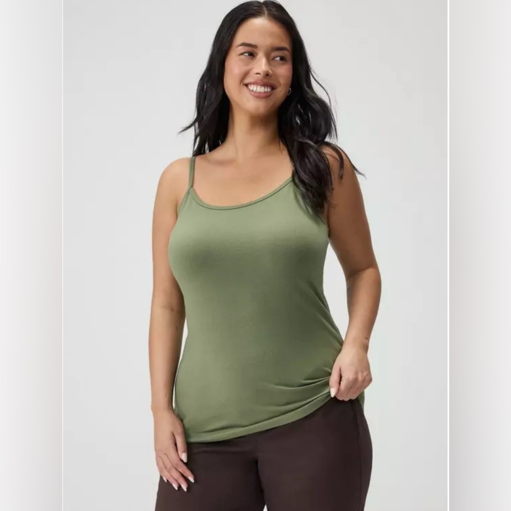 torrid NWOT Olive Green Cami Tank- Size 2